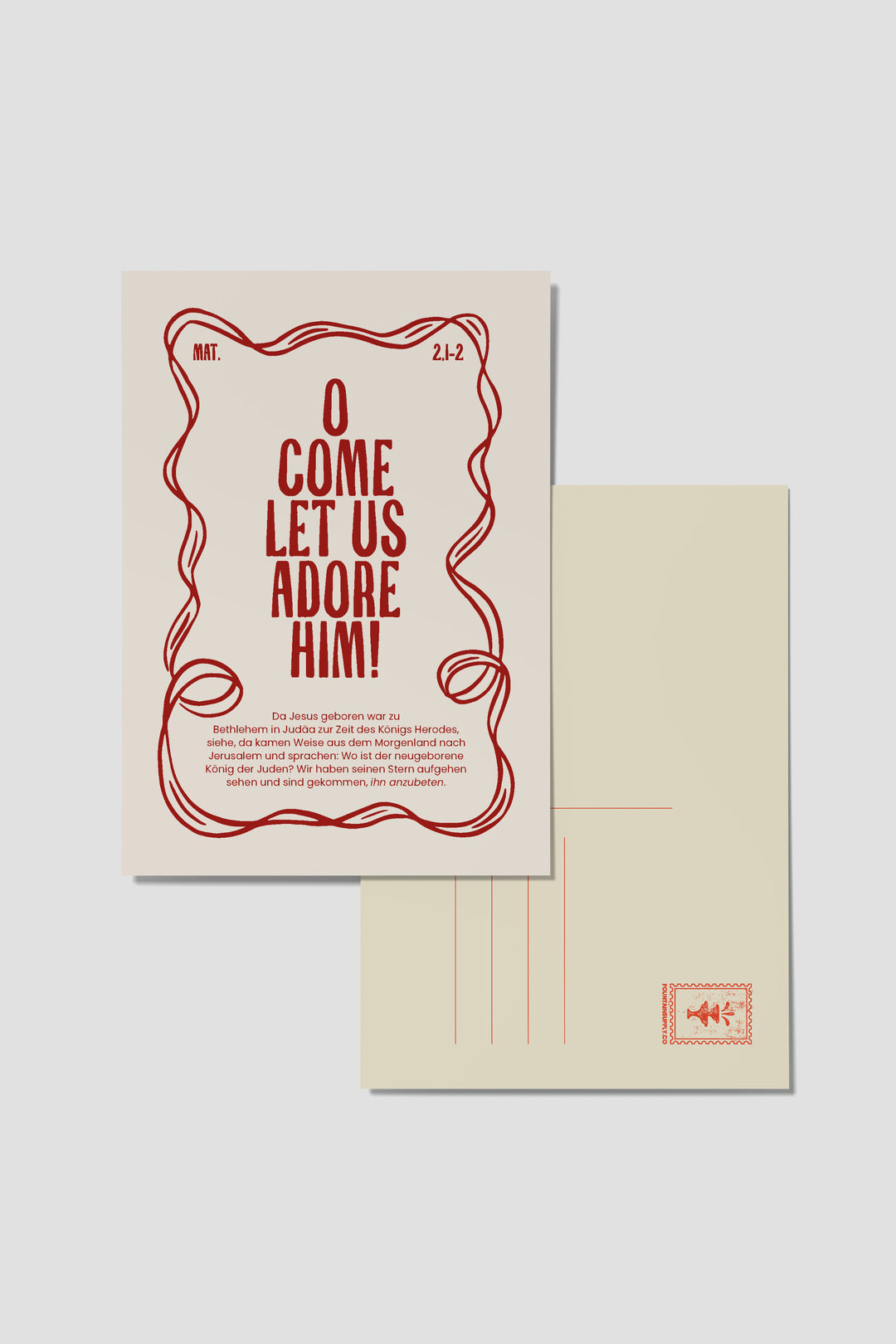 CHRISTMAS Postkarten-Set