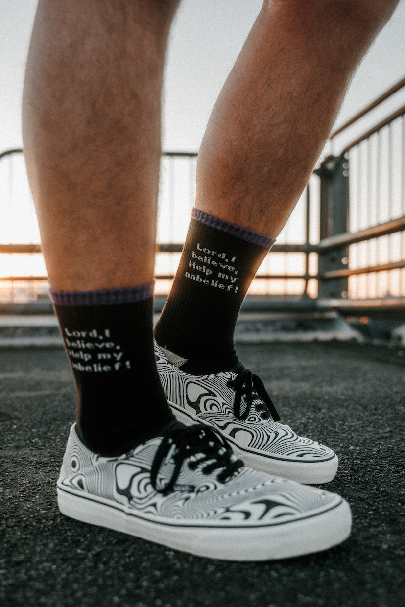 HELP MY UNBELIEF Socken