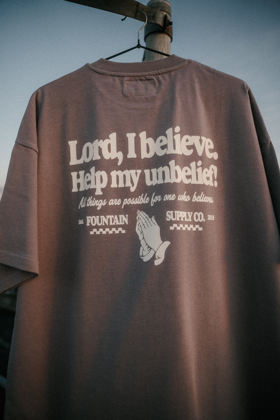 HELP MY UNBELIE Oversized T-Shirt