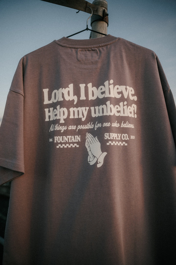 HELP MY UNBELIE Oversized T-Shirt