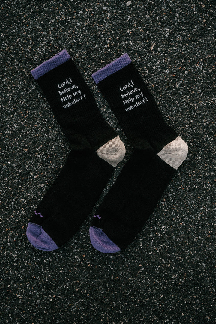 HELP MY UNBELIEF Socken