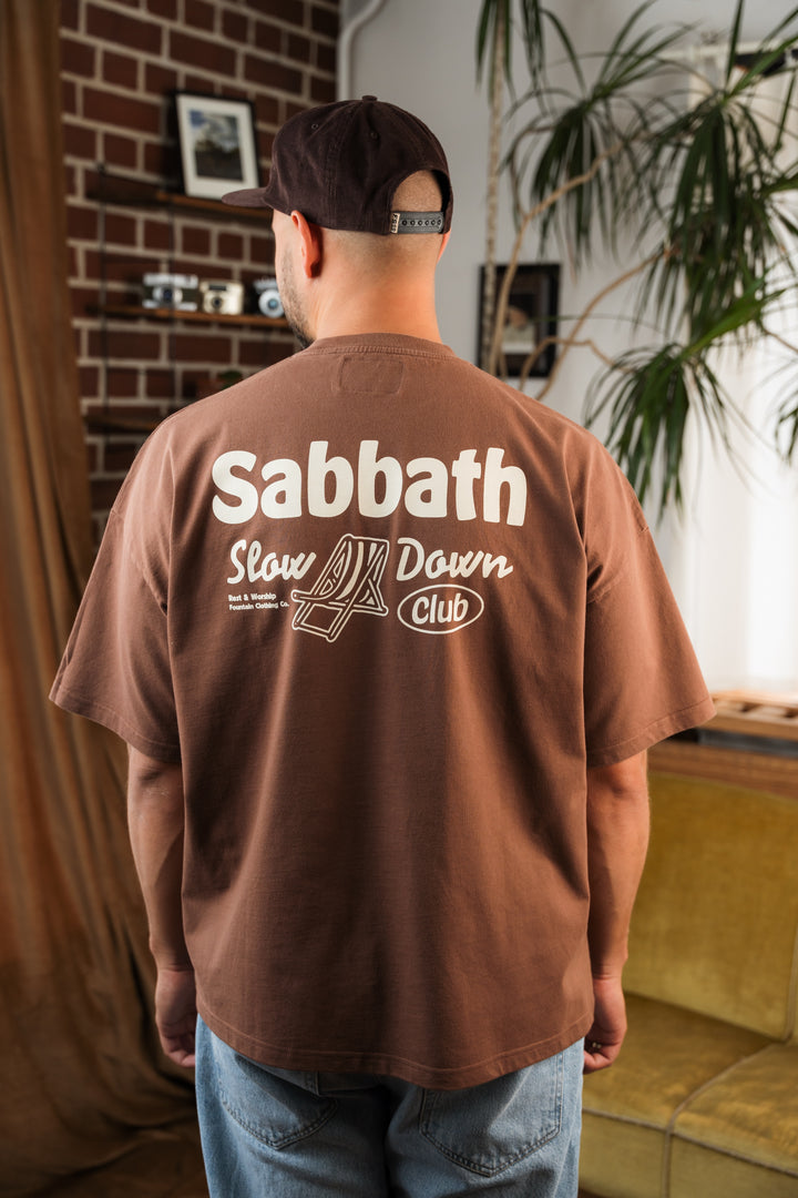 SABBATH SLOW DOWN CLUB Boxy T-Shirt