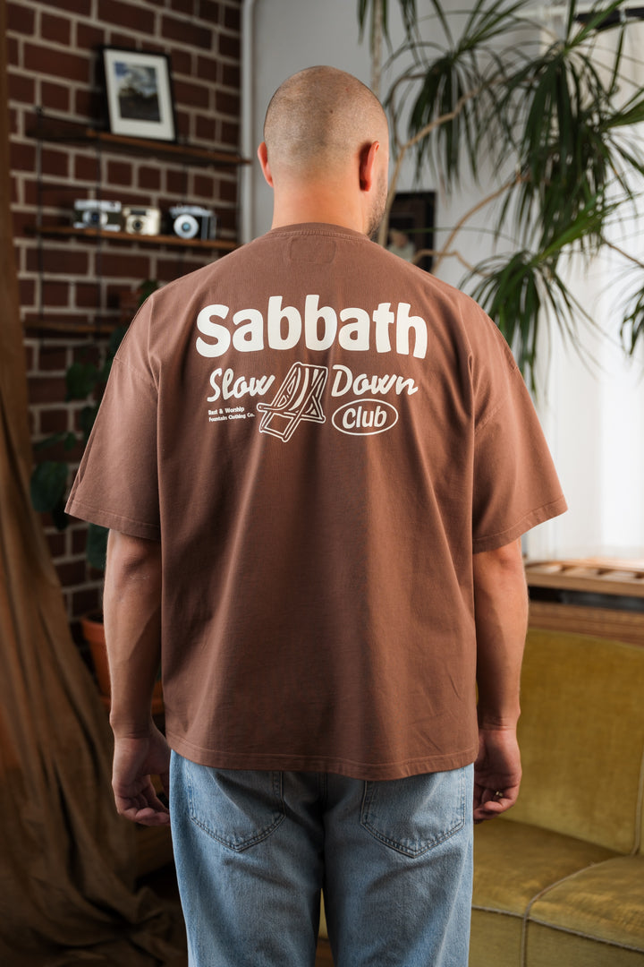 SABBATH SLOW DOWN CLUB Boxy T-Shirt
