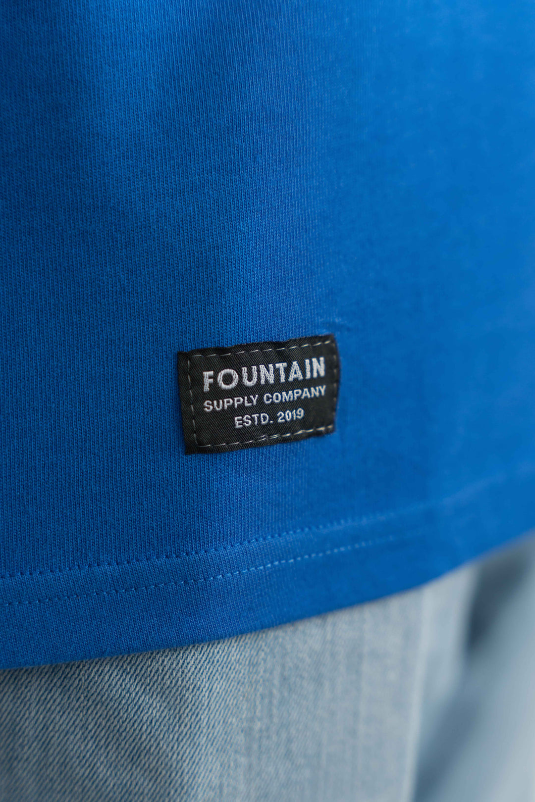 GOD IS GOOD Oversized T-Shirt Cobalt Blue