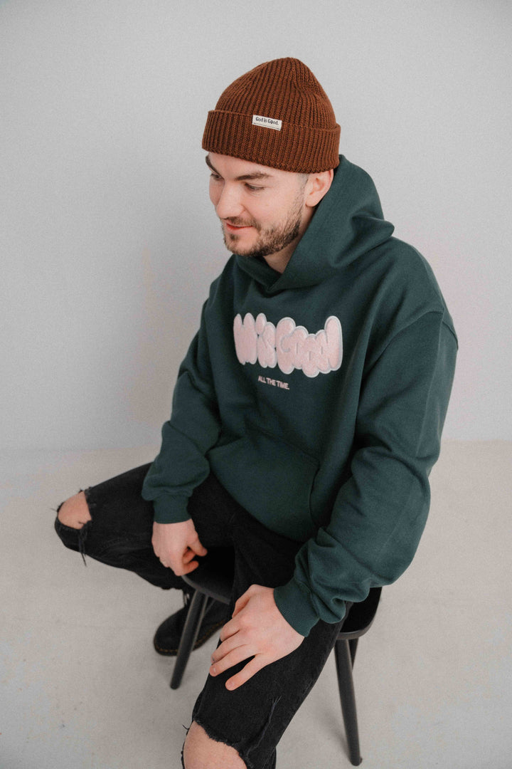 GOD IS GOOD Beanie Braun