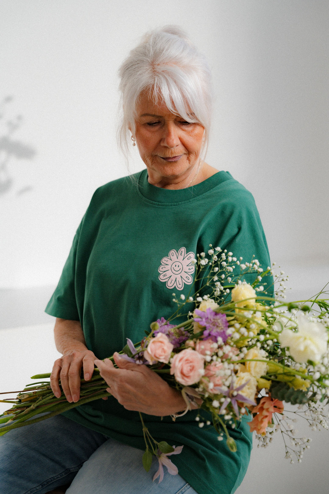 FLOWER T-Shirt green