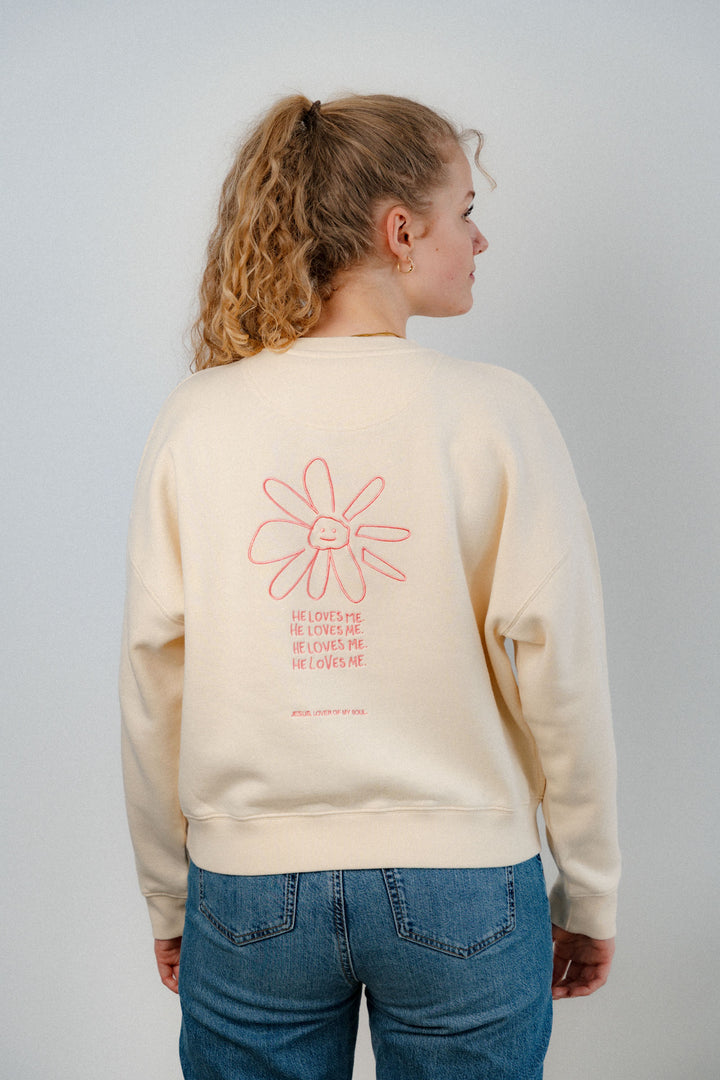 HE LOVES ME Damen Sweater