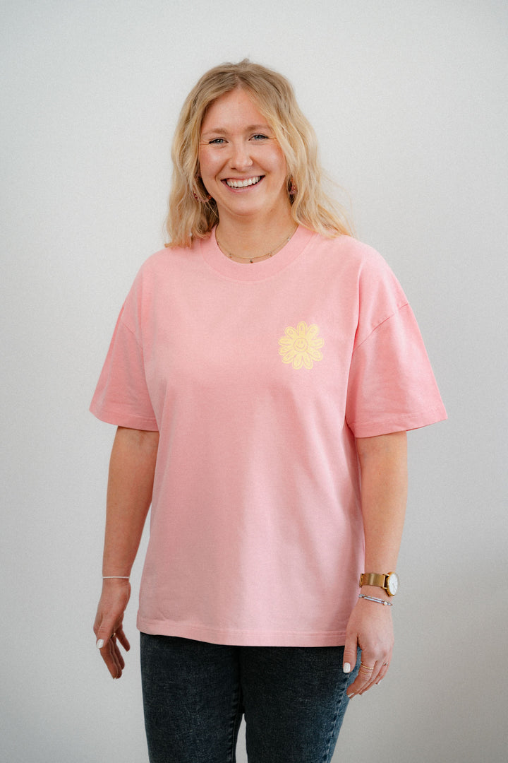 FLOWER T-Shirt rosa