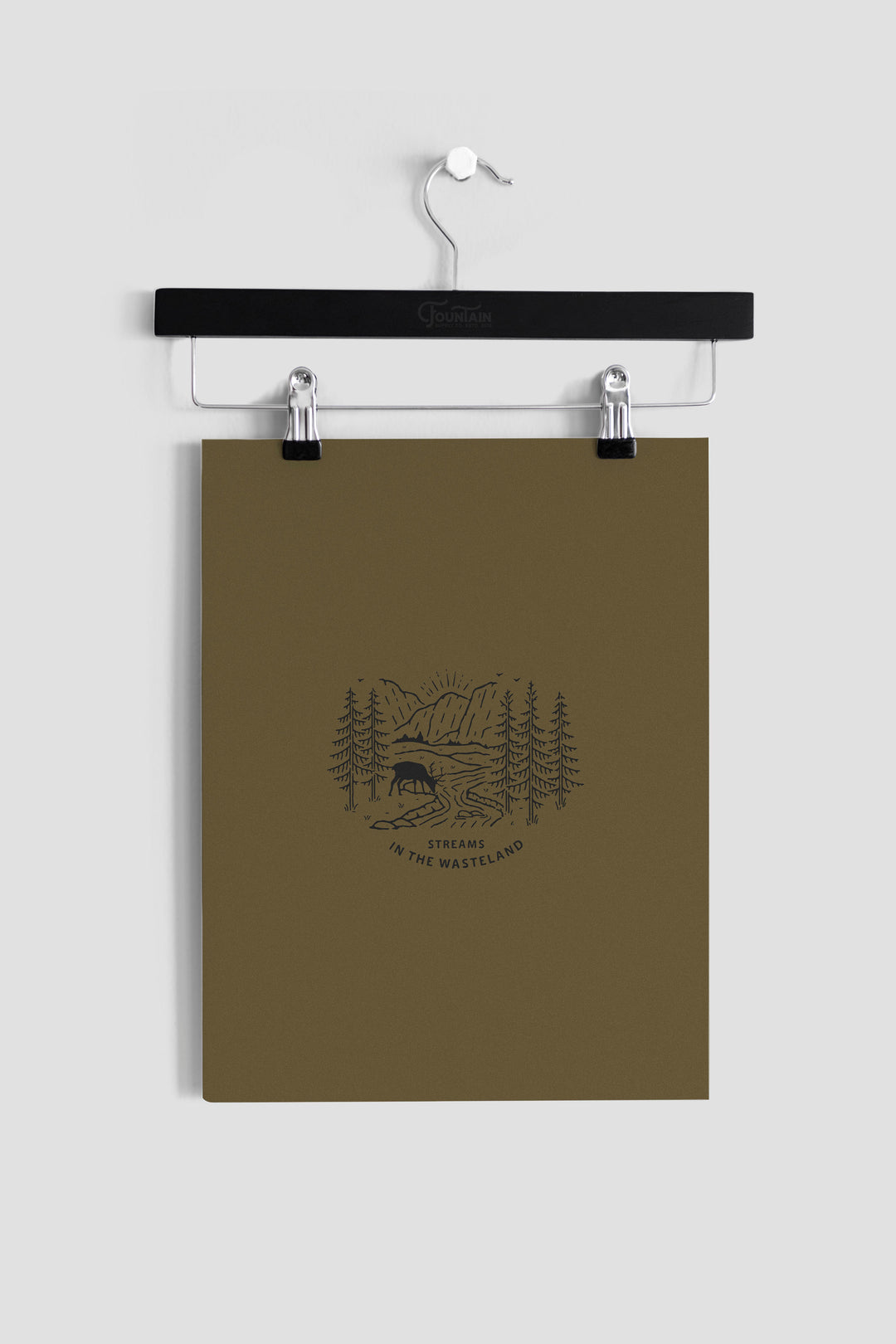 STREAMS IN THE WASTELAND Art Print