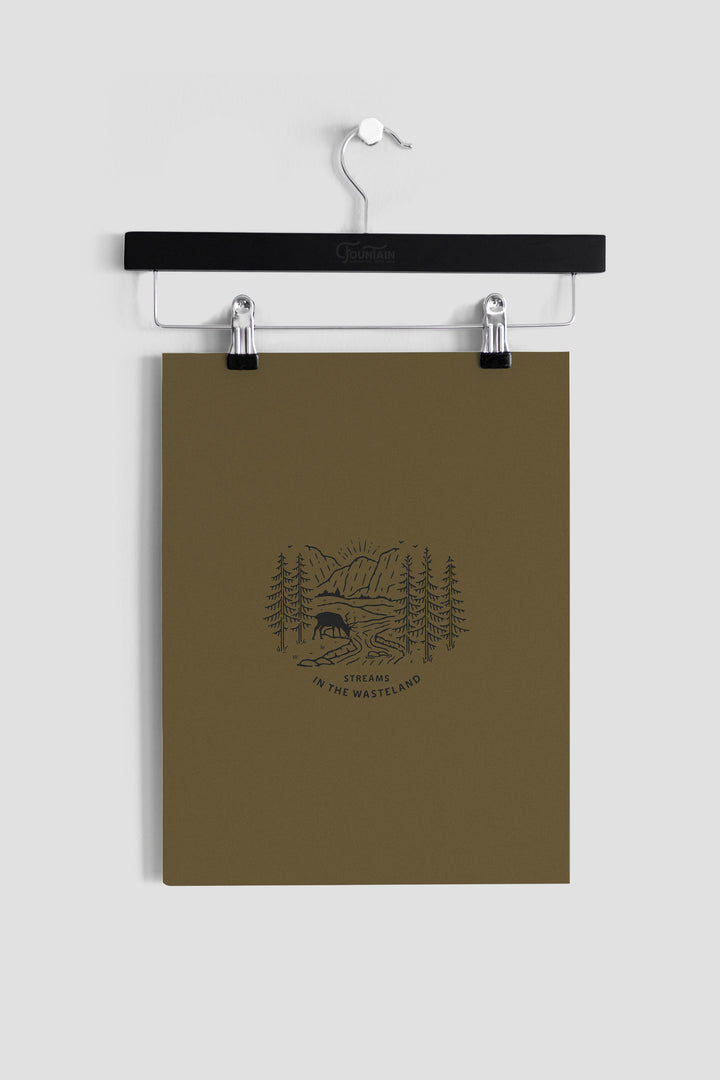 STREAMS IN THE WASTELAND Art Print
