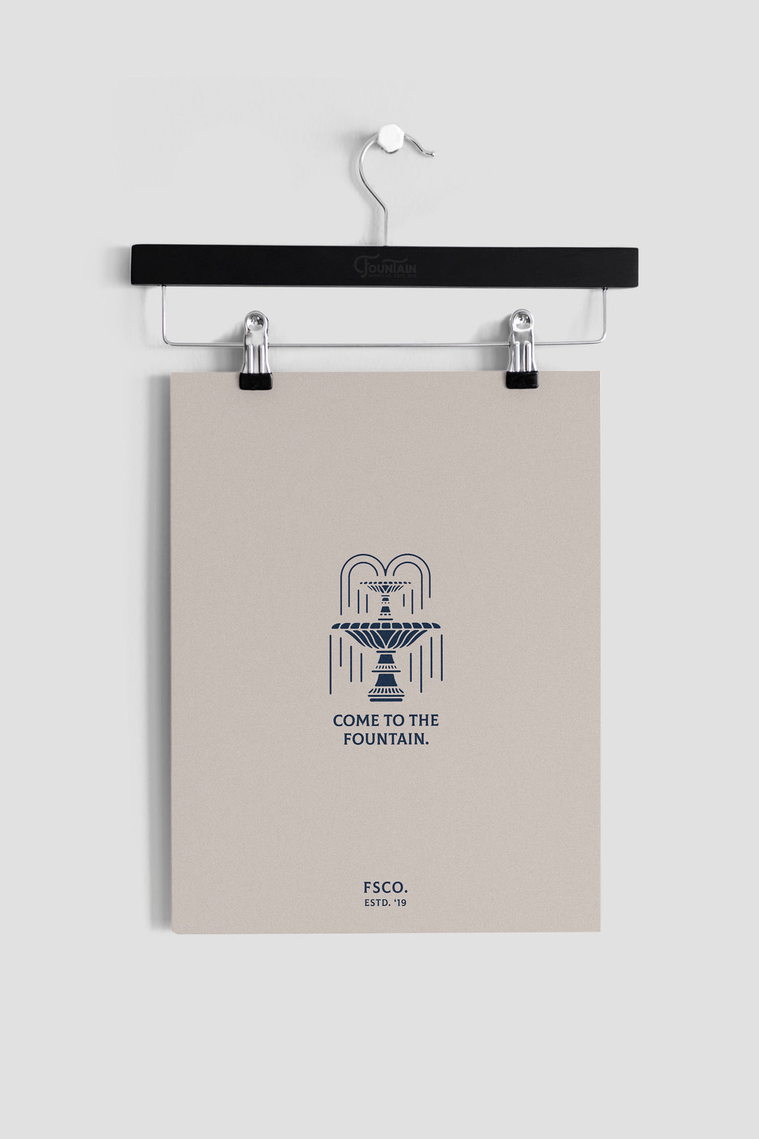 COME TO THE FOUNTAIN Art Print