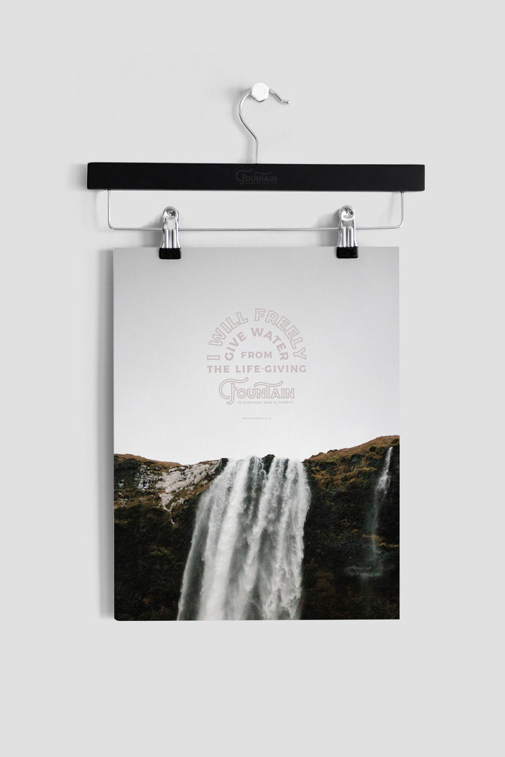 LIFE-GIVING FOUNTAIN Art Print