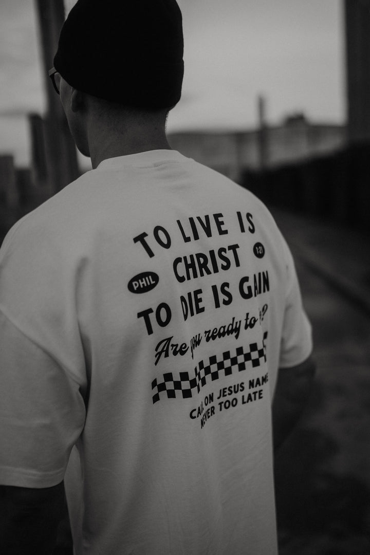TO LIVE IS CHRIST Oversized T-Shirt