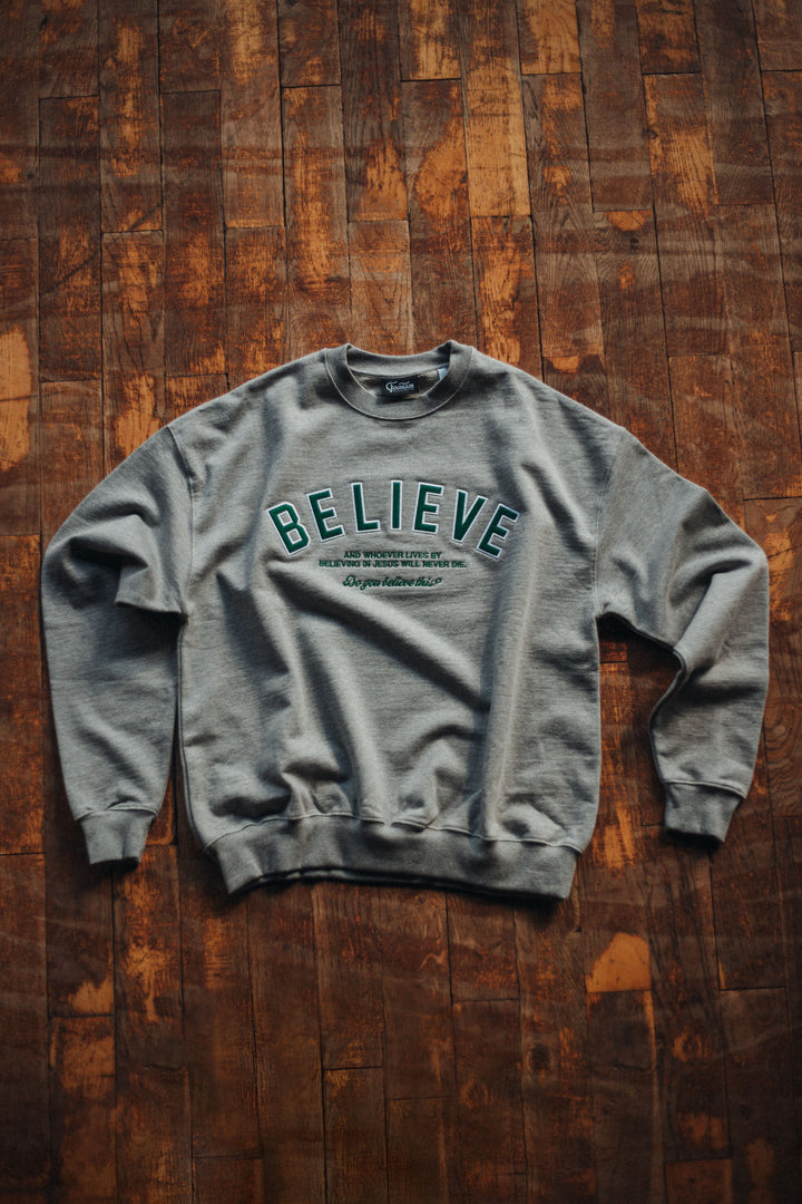 BELIEVE Oversized Sweater