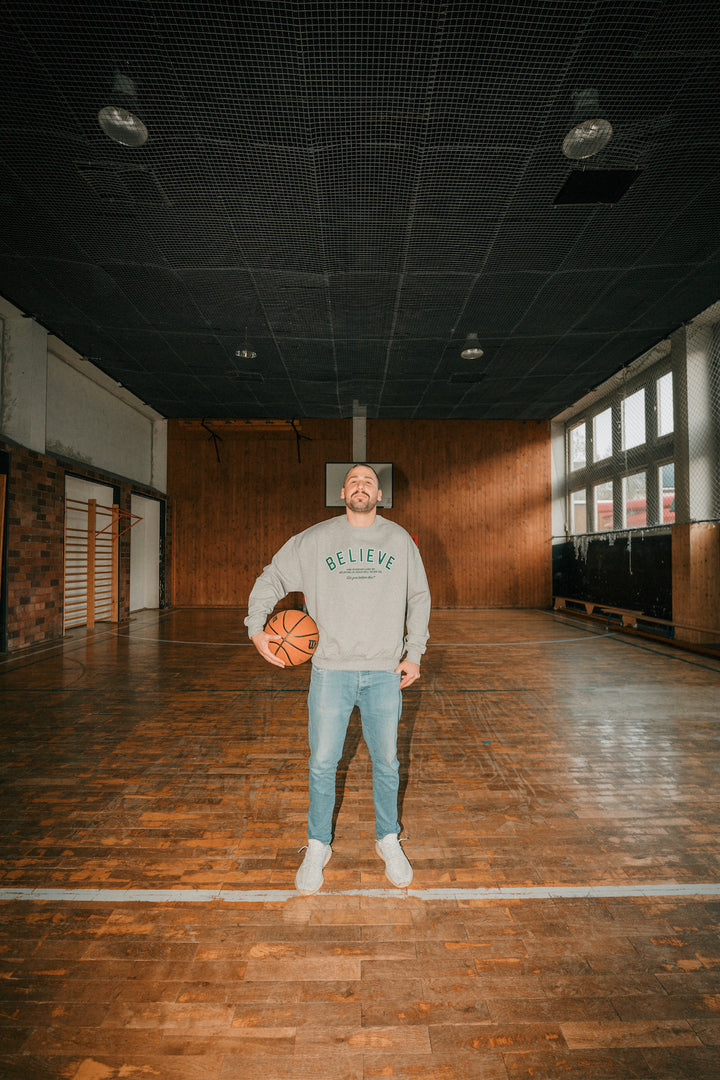 BELIEVE Oversized Sweater