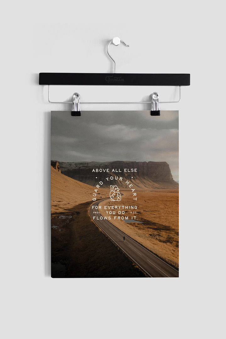 GUARD YOUR HEART Art Print