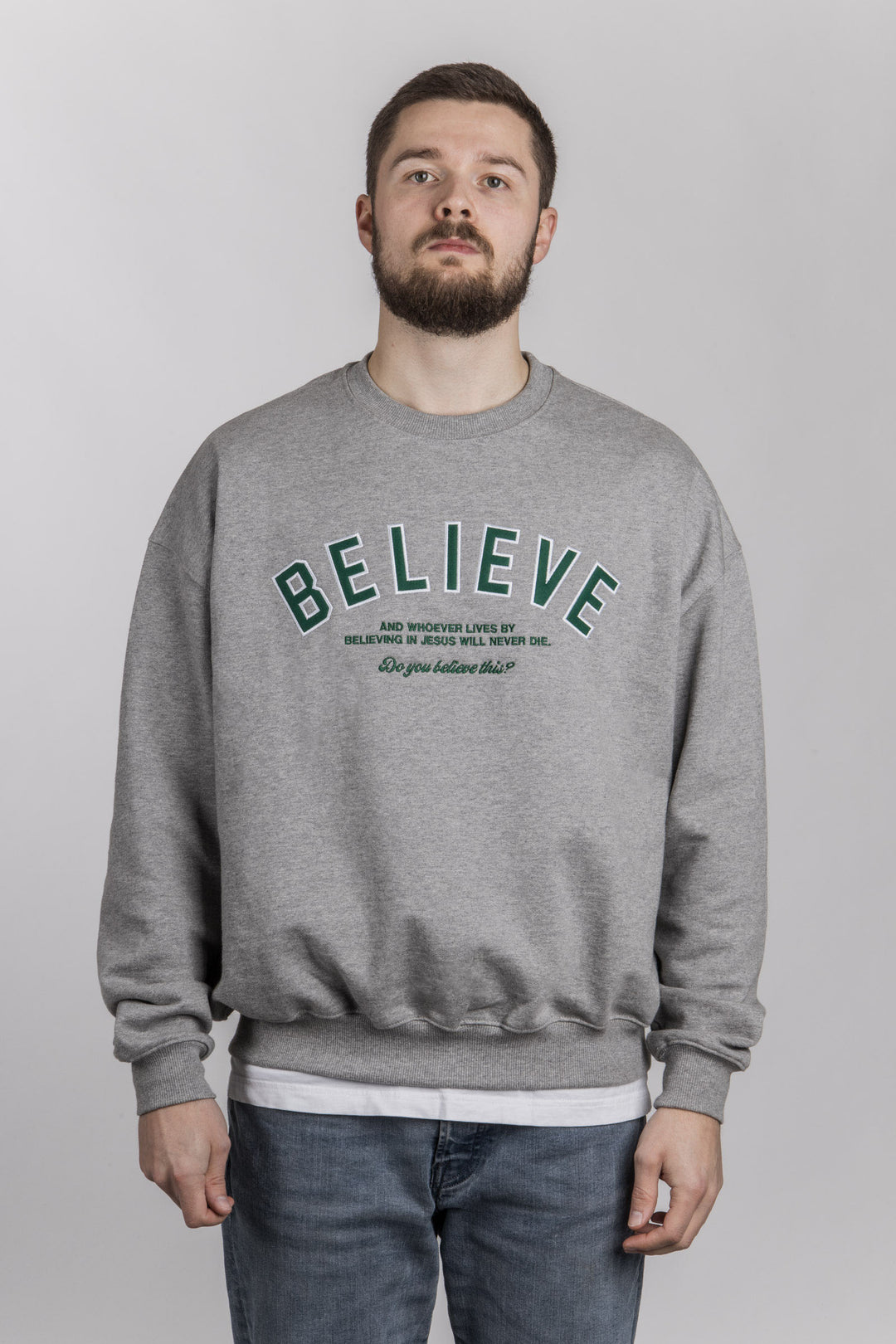 BELIEVE Oversized Sweater