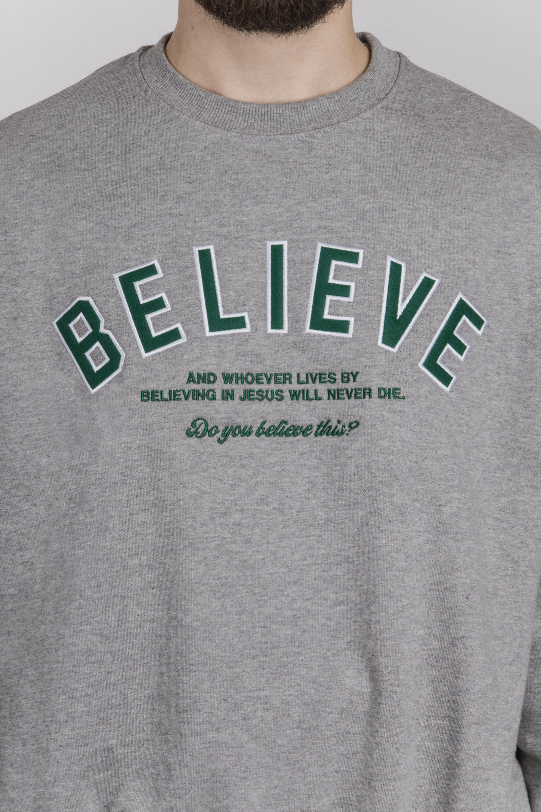 BELIEVE Oversized Sweater