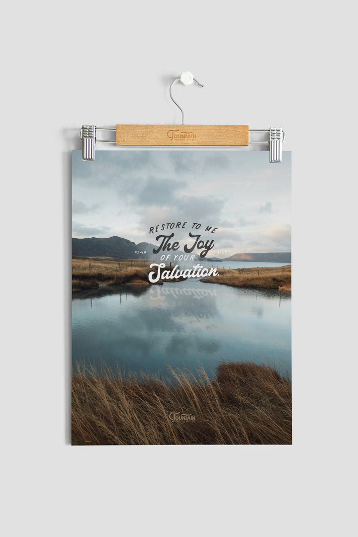 JOY OF SALVATION Art Print